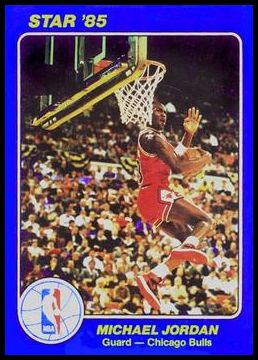 1984-85 Star Court Kings 26 Michael Jordan